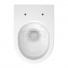 CERSANIT - Set B875 - miska zawieszana ZEN PRO by Cersanit OVAL StreamOn + deska duroplastowa SLIM WRAP antybakteryjna, wolnoopadająca, z funkcją łatwego wypinania  S701-719
